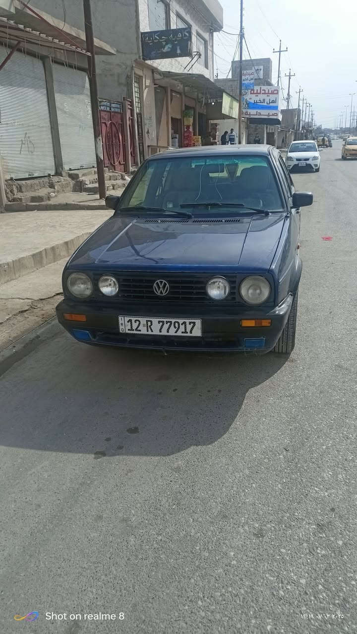 سلامو عليكم سيارة للبيع كولف موديل 91 سياره بسمي ستيرن بور بيها تنته استفسار عل رقم ***********السعر 33

