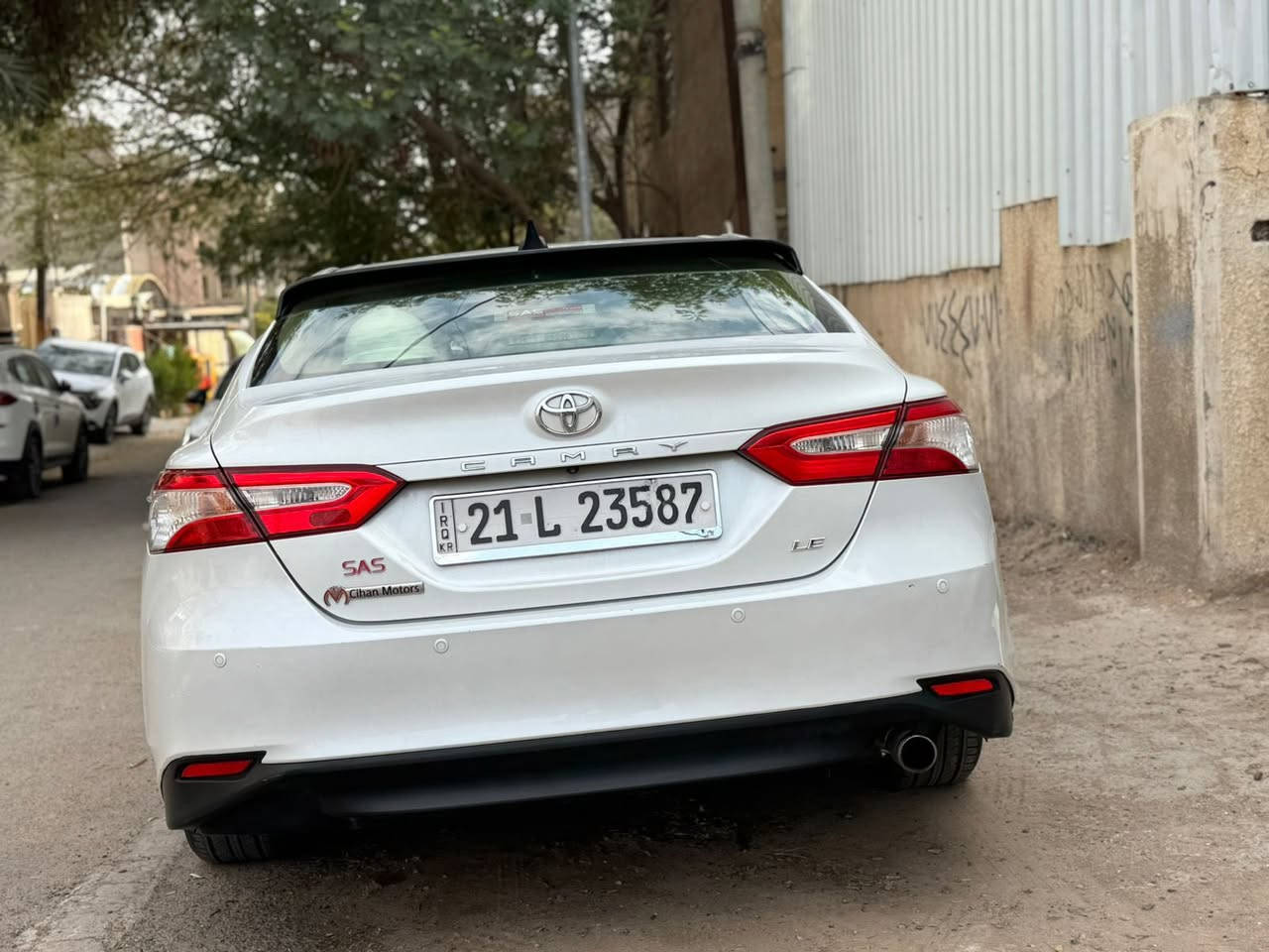 السلام عليكم
كامري خليجيSAS 2018 لو صدفي
مكفوله من صبغ
والضربه 
بيه ملاحظات بسيطه 
طخات بالدعاميه الاماميه والخلفيه
وكنر الخلفي للجاملغ دحجه بسيطه
تبريد تدفئه صدر امامي خلفي كير محرك خير من الله
كلشي بيه شغال والحمدلله
وبيه تشغيل عن بعد بالريمونت
 ماشيه 90 
السياره بأسمي وتحويل ثاني يوم وهزه بعده مساقطه
السعر 183 وبي مجال حك الجيه
رجائآ ما اتعامل ع تلفون تجي وبيك خير وتدلل…
مكاني العطيفيه قرب جامع براثا
***********
