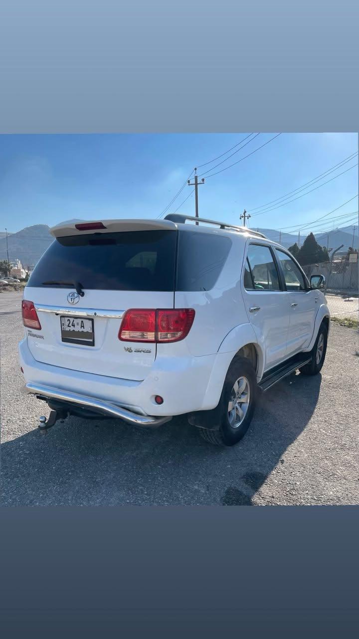 تويوتا فورجنه ر
موديل ٢٠٠٦ / ٦ سلندر 

گير و محرك شرط 

ب دون دعم و صبغ و تعديل 

سياره كلش نظيفه 

ماشيه ٣٠٠ كم 

موصفات معروفه / كاميره حساسات خلفي + مرايا كهربائي دبل اكسل 

سعر 155$ مجال 

*********** 

مكان دهوك
