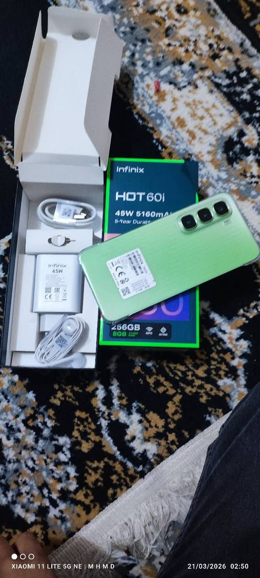 انفنكس هوت 60 i ذاكرة 256 صارلي يومين من اخذتة جديد غراضة كاملة مامستعملات اريد اراوس شعدك نزل رقم الهاتف ***********
