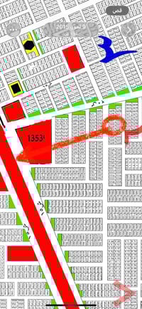 6445 100متر 2/10 قرب شارع60 قرب ضباط قرب البناء  سعر50 ‭0781 166 0313