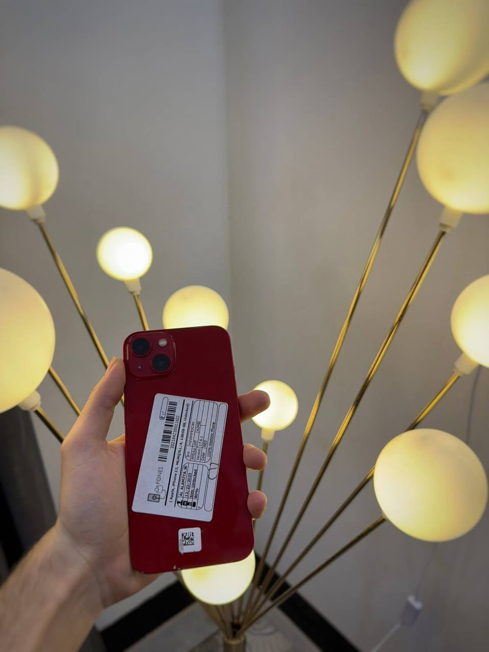 من غاب يجيب وياه الغنائم
بعد انقطاء فتره طويله من النشر 
ايفون 13 عادي 
فول نضافه ما مبدل بيه اي قطعه شرط فول مكفول من اي شيء 🔥
ذاكره: 128 💾
بطاريه : 80 🔋 ما مبدل 
نضافه 99% ✨🕊️
شرط فحص و ضمان 3 ايام 🔥✨
السعر : 535 الف و بيه مجال قليل للطيبين🤍✨
للتواصل عن اي أستفسار: ***********
