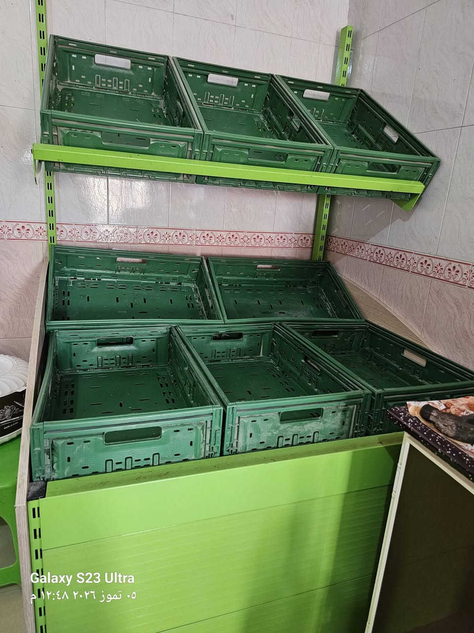 براد بابين تركي اصلي ايكور للبيع مع ميز مخضر تركي يحمل ثمانيه صناديق بلاستيك 
***********او*********** فرية المالحه

