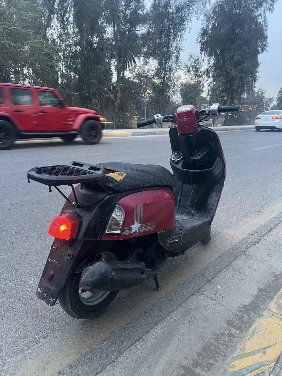 بوليس مكينه مكفوله الدراجه ماكو انعم منها خير من الله تخبل كهربايات كلها شغاله  نكره سلف المكينه اكفلها الك والكفر يردله تريبات وغسل لله شاهد فول ادراجه اتصل ودلل ***********
