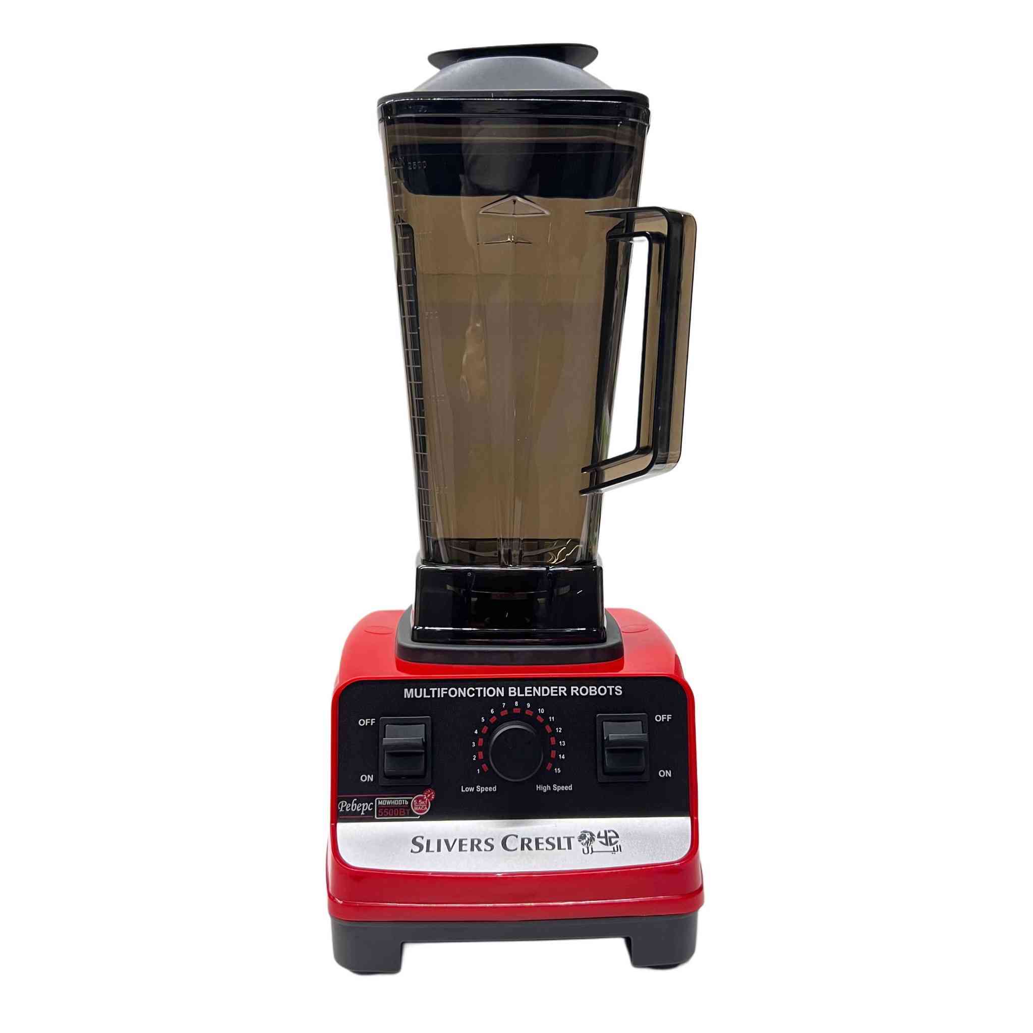 خلاط كهربائي Slivers Creslt متعدد الوظائف موديل SC-1589

خلاط كهربائي قوي ومتعدد الاستخدامات مصمم لأعمال الخلط والطحن اليومية بكفاءة عالية.

• محرك بقدرة 5500 واط مناسب للاستخدام المكثف

• سرعة دوران عالية تصل إلى 32000 دورة/الدقيقة

• تحكم بالسرعة

• شفرات تقطيع من الستانلس ستيل

• جرة كبيرة من البولي كربونيت بسعة 2500 مل

• نظام حماية من زيادة التيار وارتفاع الحرارة

• القدرة الكهربائية: 5500W

• السرعة: 32000 RPM

• سعة الجرة المقننة: 2.5 لتر

• الجهد الكهربائي: 220V ~ 50Hz

محتويات العلبة

• جهاز الخلاط (القاعدة الكهربائية)
• جرة خلط بسعة 2.5 لتر
• غطاء الجرة السماوا, المثنى


**إذا كنت صاحب هذا الإعلان وتريد حذفه لأي سبب، رجاءا أرسل رسالة إلى الدعم الفني**