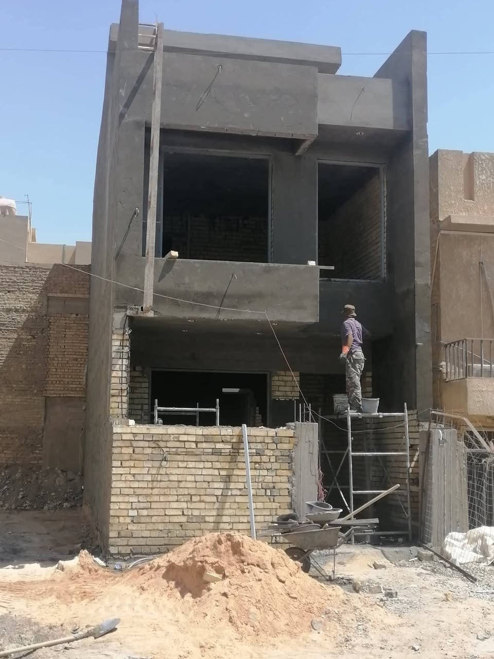 السلام عليكم جزء من عملنه في بغداد لبخ واجهات او ديكوراة او اسعارنه مناسبه ***********
