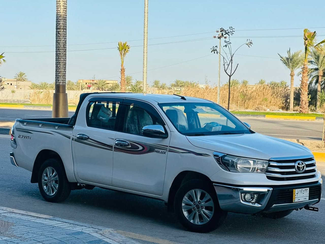 السلام عليكم.  للبيع بيكم.    موديل 2016
رقم بغداد.    مشروع وطني.   تحويل مباشر.   

ساير.  كويتي.   باب اول. مكفوله كفاله عامه

كير.  محرك.   على وضع الشركه.   
مكاني.  الكرمه البسوده.   

رقم هاتف. ‭٠٧٨١ ٧٧٧ ٣٨٠٤‬
