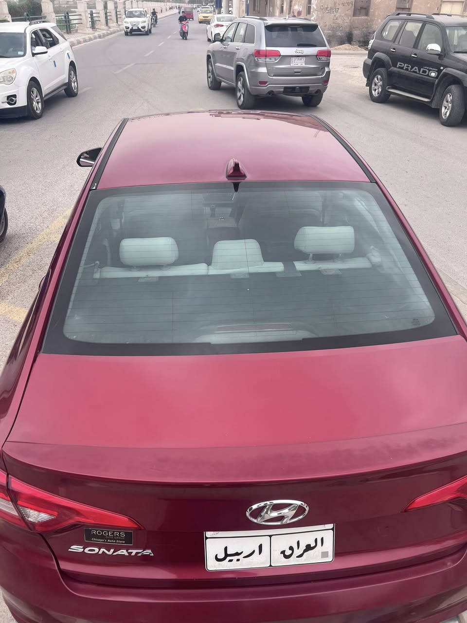 سلام عليكم سوناتا 2016 وارد امريكي ليبل واحد بيهة جاملقات الخلفية صبغ اثر جراد وباب الوره بدون تصليح فقط صبغ سعر 118  ***********
