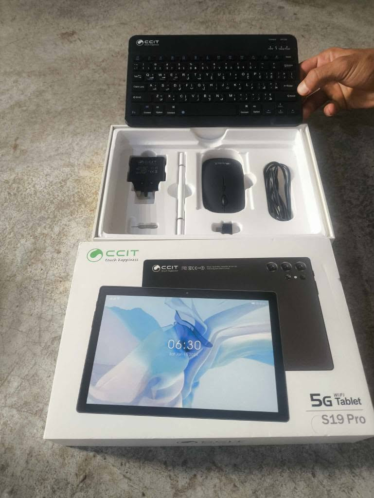 تابلت S19PRO/5G
للبيع السعر 150قفل الاتصال على هاذه
 الرقم      *********** 
العنوان كركوك .   حويجه
