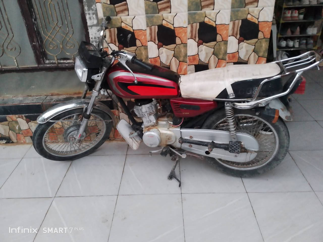 السلام عليكم  للبيع  تايكر الشاصي موديل 19 ولمكينه 21 الدراجه اوراق اصولي السعر 450وبيه مجال حك الجيه ولمكينه خرسه الله شاهد  الشراي بي خير ويدلل وذا لوتي اعبر المنشور *********** المكان حله سياحي عتايج
