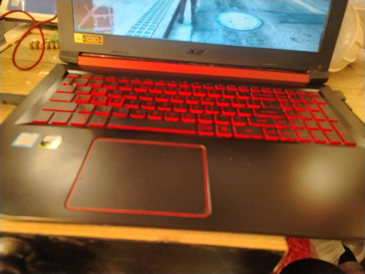 السلام عليكم ورحمة الله وبركاته
لابتوب كيمنك  acer nitro gaming
GTX 1050 TI 4G
CPU I5 7300 HQ
RAM 16 G
SSD 256
SCREEN 15.6
 كيبورد RGP احمر
لابتوب نظيف مع ماوس كيمنك وكيبورد كيمنك
محمل عليه GTA 5 لعبة سرقة السيارات 
بسعر ٣٩٠ قفل متلكة هيج سعر
بغداد حي القاهرة
*********** موجود واتساب
