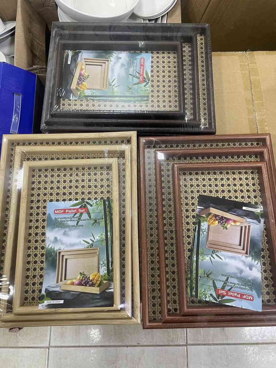 عرض الجملة …من الصين الكم 
صينية خشب سيت ثلاثي مشجر منقش وساده 
سعر الكارتون ٦٠ الف دينار يحتوي ١٢ سيت 
البيع فقط كراتين رجاءا 
تجهيز من المخازن مباشرتاً 
للحجز مراسلتنا وتدللون


**إذا كنت صاحب هذا الإعلان وتريد حذفه لأي سبب، رجاءا أرسل رسالة إلى الدعم الفني**