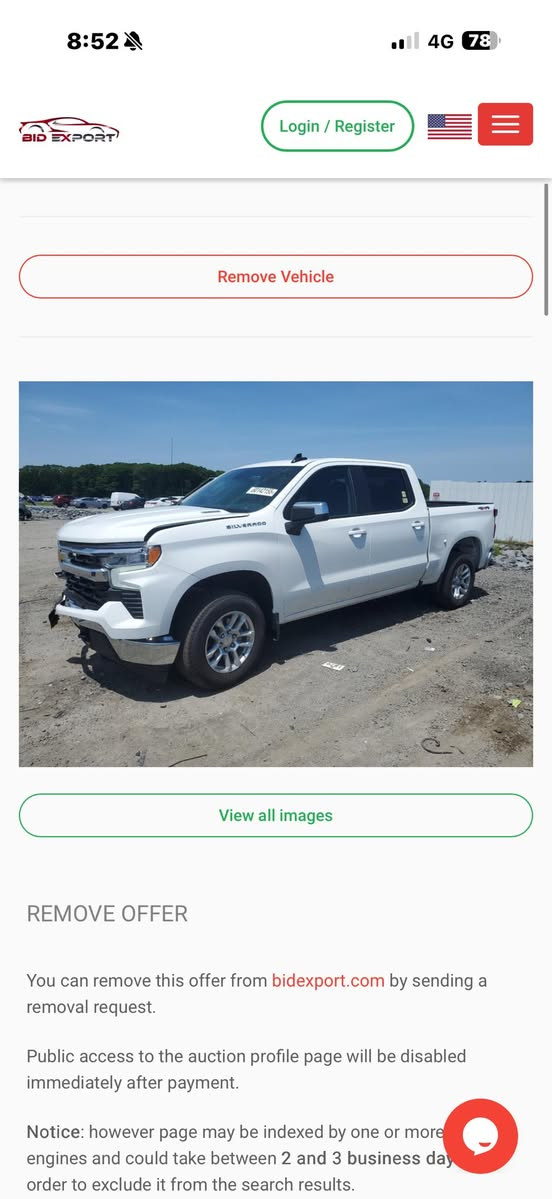 سلفرادو 2025  Lt
حادث فقط  دعاميه 
كفاله شواصي راديترات صبغ تبديل  
ماشيه ٩ الف فقط 
رقم اربيل بأسمي 
برغي مناقصها 
بعدها بريحه شركه
٤ سلندر 2700 توربو
مكان السياره بغداد  العامريه   
***********
السعر 340
