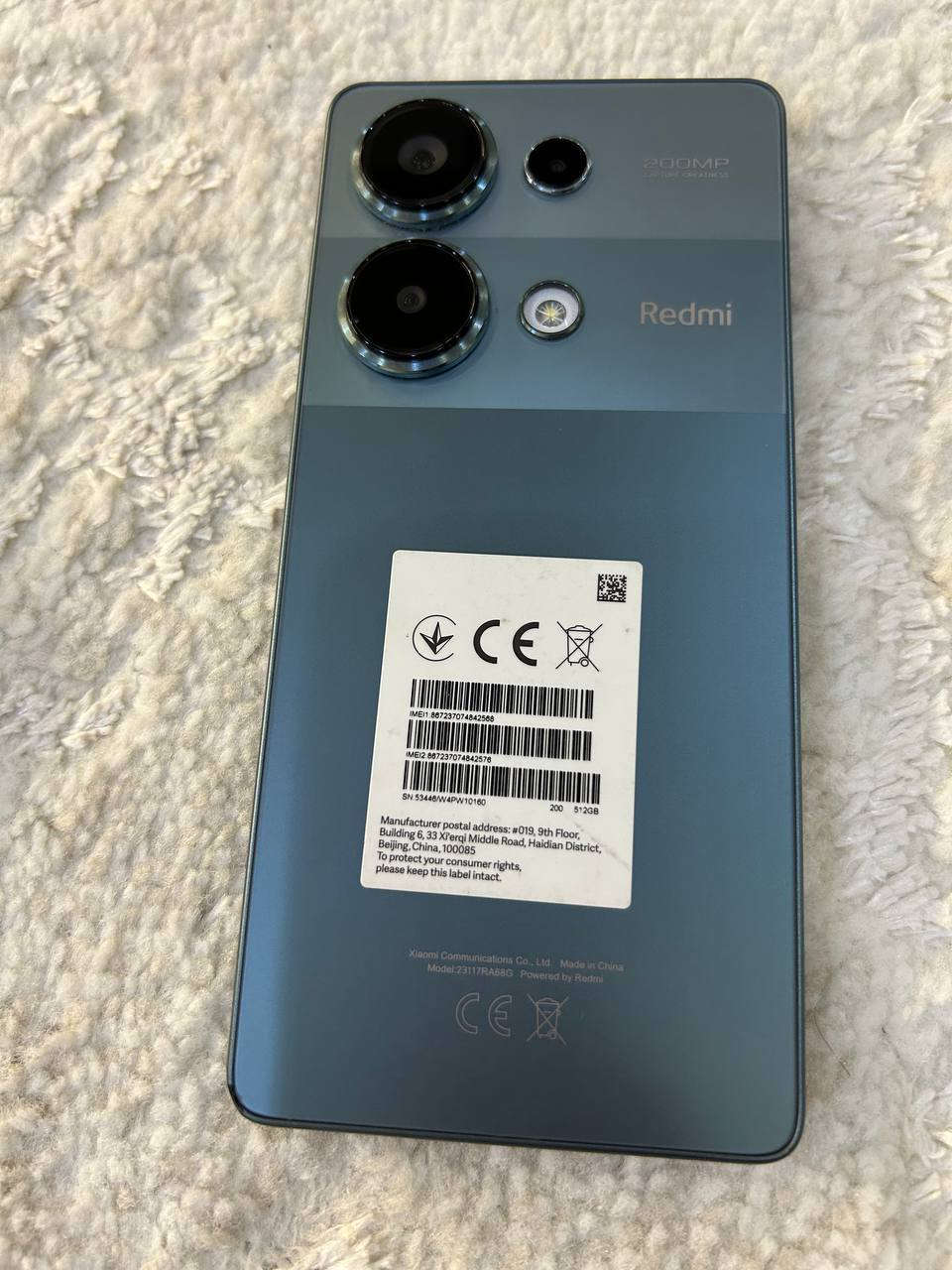 ڕیدمی نۆت 13 پرۆ بۆ فروشتن یان گوڕینەوە  
REDMI MI NOTE 13 PRO 
ڕامی 12 میموری 512 
درعی شاشە کەی درزیکی هەیە  زیاد ناکات  
شاشە کەی بێ کیشە ئیش ئە کات
سعر 250 هەزار   
شوین ، سلیمانی


**إذا كنت صاحب هذا الإعلان وتريد حذفه لأي سبب، رجاءا أرسل رسالة إلى الدعم الفني**