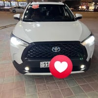 كورلا كروز خليجي مو صيني  موديل 2023  فول مواصفات  الداخل احمر  السيار...