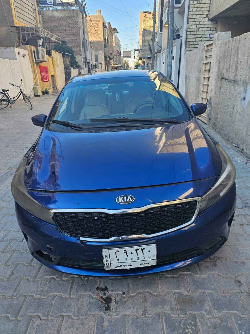 سلام عليكم مكلف بلنشر
كيا فورتي موديل ١٨ امريكي
٣ قطع صبغ وحدة كلير
رقم بغداد سنوية نافذة
صدر  تايرات ويل كب اصلي
شاشة كار بلي حساس كامرة
داخل جلد ابيض فول تحكم ستيرن تبريد ثلج  سياره ماشيه 138
بغداد الحرية  سعر 110 وبيه مجال 
رقم الهاتف *********** رقم صاحب السيارة
