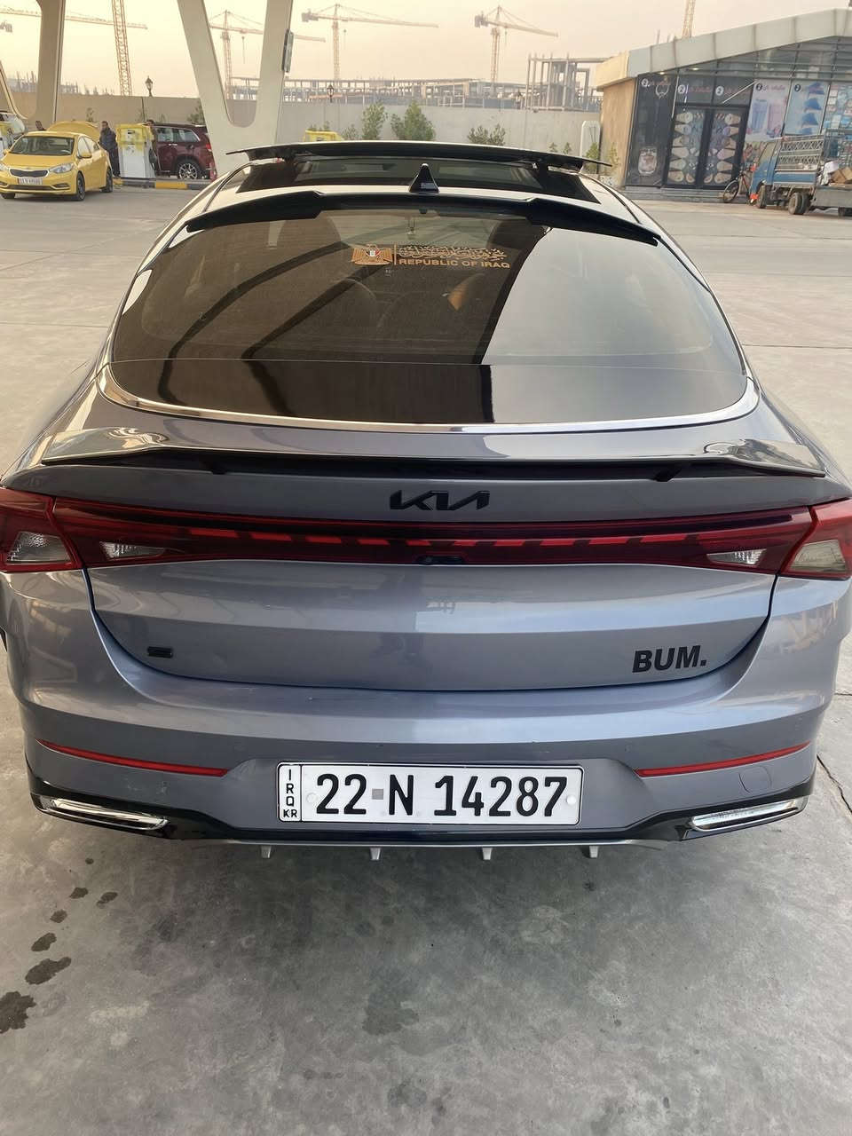 السلام عليكم استفسار اتصال العنوان بغداد 
***********
***********

  امريكي بدون ايرباكKia k5 2023 كي فايف 
أخت الزيرو ماشي 30 الف 
سعر 196🔥 وبيها مجال 
مواصفات EX
فوول ١/١
بنوراما
جلد
رادارات ٣٦٠ درجة
كراسي جلد و كهرباء  وتدفئة تبريد 
قطعتين تبريد
بصمة و تشغيل عن بعد
شحن لاسلكي 
٤انضمات قيادة
لايت اربع عدسات 
تحكمات ستيرن
شاشة كبير
بريك بصمة 
داخل ملكي صاج 
وبعد هواي مواصفات بيه لان اعلى فئةex
ضرر❌جاملغ خلفي صور الحادث داخل المشور 
رقم اربيل باسمي سنويه وهزه جديده
