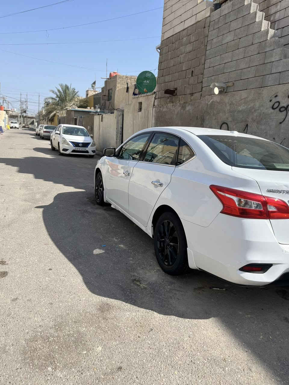 للبيع او للمراوس نيسان سنترا 2019 sv رقم بصرة شرط التحويل
محرك 1800 
السياره جاهزه من صدر وحدادية تبريد تدفئه  
شاشه كار بلاي 
تحكم سرعة 
بصمة 
انظمة قيادة عادي ، ايكو 
كامره خلفية 
تحكم ستيرن جهتين 
تخم تاير جديد 
ماشيه 74 الف
حادث امريكا جاملغ وبنيد وبلعراق صار بيها بارد باب العبري  
السعر 95 وبيها مجال
 ***********
مكان السيارة : بصرة
