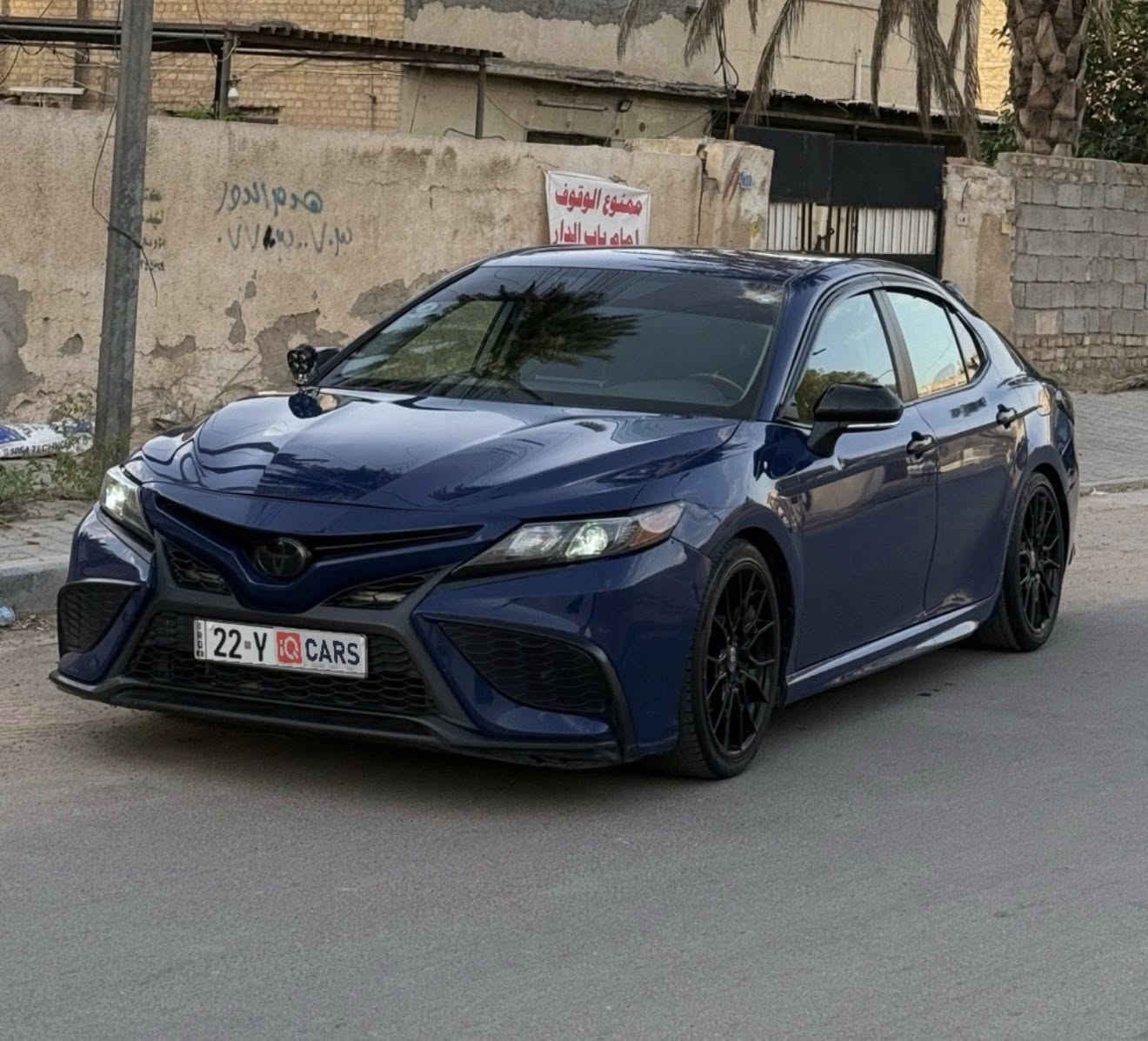 سلام عليكم 
كامري 2023 SE 
ماشيه 70 الف كيلو 
ويل حجم 19 
جاهزه بدون نقص بيه فقط PDR موضح بلسونار
مكاني بغداد ***********
