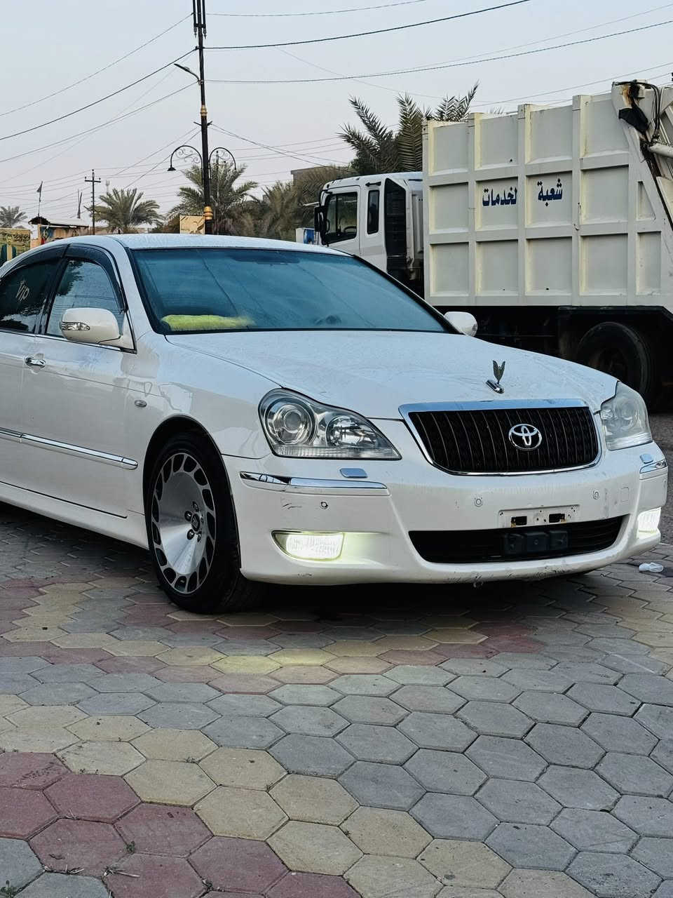 ادووااتتت كص قماره بدون رقم
TOYOTA CROWN MAJESTA👑
للبيع تيوتا ماجستا. V8 
الون             
ابيض صدفي 
ادوااات بيها كصه قماره فقط بلكارتون 

المواصفات👇 
5دكم 
تحويرة نجف  جوة ودشبول امارات 
ترايك 180وتهد ستيرن.
✅ محركها V8 الحجم 4300.
✅ داخل جلد اسود ملكي اصل.
✅جوبلسات السياره وعليها جهاز تهبيط تنزل وترفع بيدك 
✅ويل مايباخ اصلي وتخم تاير جديد 
✅ تبريد امامي خلفي3قطع.
✅ 3قطع بردات خلفيه.
✅ اربع كشنات كهرباء.
✅ 3برده خلفيه وجانبيه كهرباء اصليه.
✅ 5بصمات ابواب+بصمة تشغيل+ صندوك شفط 
✅ كشنات خزن ميموري.
✅ حساسات  امامي وخلفيه
✅ كامره خلفيه 
✅ بگ لايتات لد اصل.
✅ ثلاجة
✅ مري ترحيب عند الاقتراب+اشاير بالمري والجملغات.
✅ ستيرن كهربائي
✅ مري كهرباء. شفط
✅ تحكم ستيرن+كروز تثبيت سرعه.
✅ جنطه جكات كهرباء شفط.
وباقي المواصفات المعروفه لل5دكم..

العنوان/ الدجيل
للاستفسار📞اتصال ***********💥
واتساب —*********** واتساب فقط 
السعر/(58) وبيها مجال ♈️
