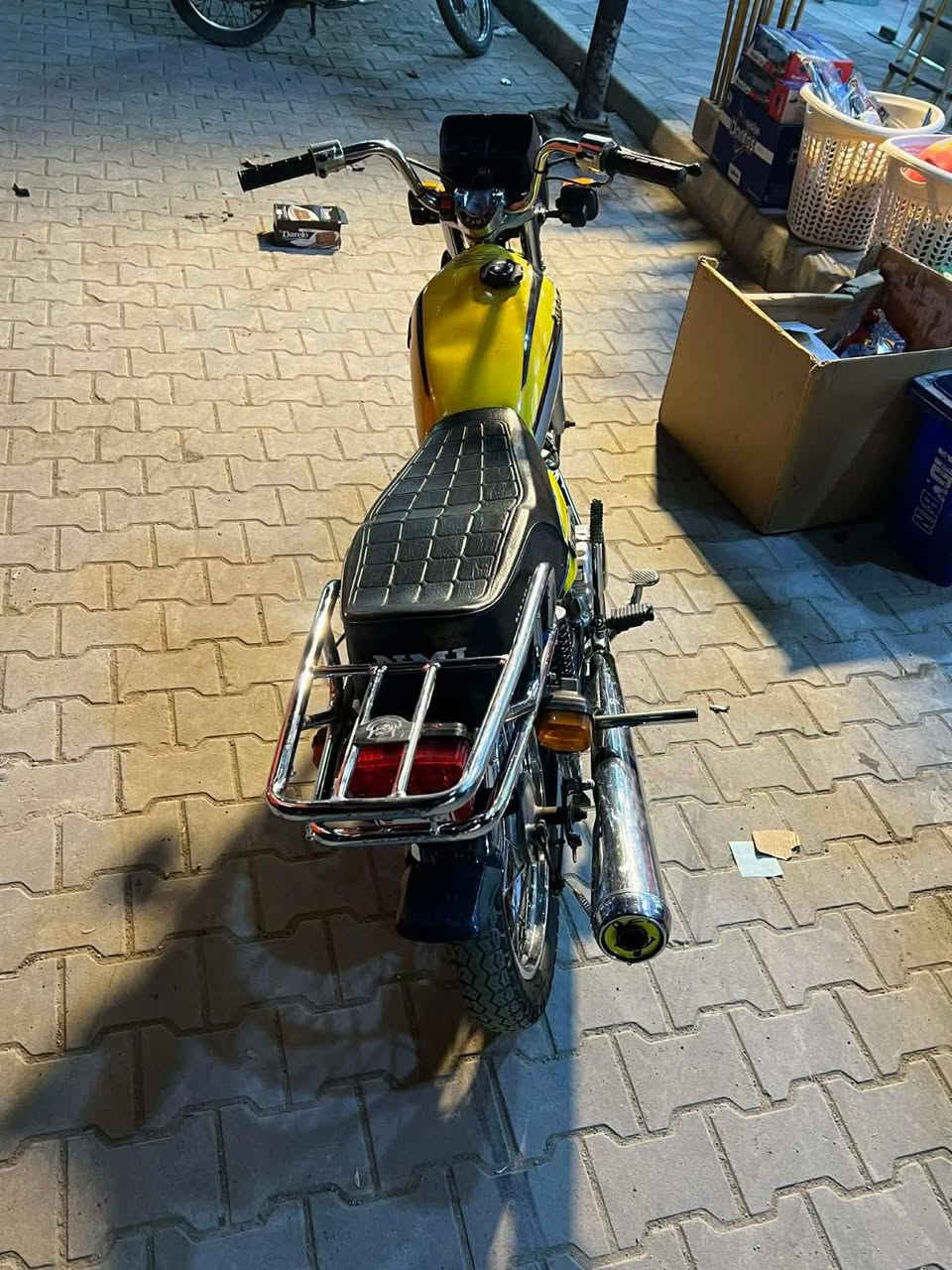 سلام عليكم دراجه نامه رقم سنويه تعمير شاصي مديل ١٥ نضيف بلجيس جديد محرك رابيدو جديد دراجه نضيفه شغال اشاير لايت بكلايت وكلشي
سنويه باسمي تحويل ثاني يوم السعر عل خاص مازنجر او واتساب *********** وانا خادم للطيبين❤️ مكاني الهوير
