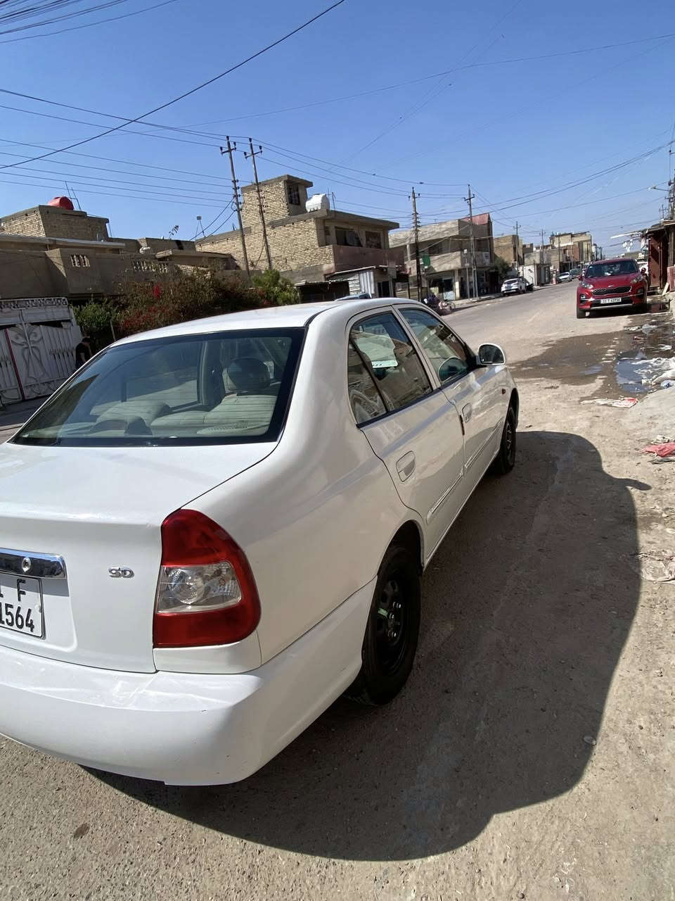 سلام عليكم هونداي فيرنا 14 كير مكينه تبريد ثلج بيها صبغ حافه البنيد 2 جاملغ الخلفي اثر تكشير سياره جديده رقم بغداد ابسمي مكاني بغداد التراث تقاطع درويش  السعر 75 وبيها مجال قليل ***********
