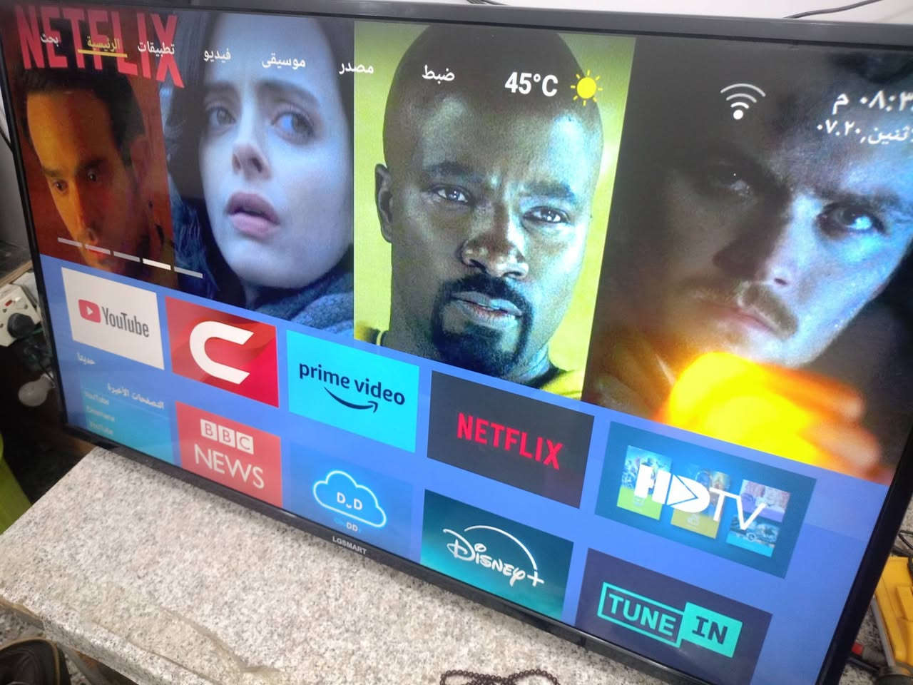 شاشه حجم 43للبيع نضيفه انترنيت سعر 150بيه مجال قليل عنوان الشعله رقمي ***********
