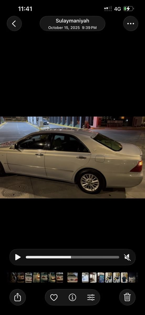 سەرەتا بەناویخوای گەورە
شاهینە 182 ڕۆیاڵ موس موس 
ماشەڵا سەیارەکە زۆر جوانە 182 بێدوکەڵ دوو دوگمە شاشەو کامێرە تەبرید ساردو گەرم بەشەرت گێڕو مەکینەو تەقەو ڕەقەی بەشەرت مەجموعەی سوکان لێگزس یەک پارچەی یابانی بۆیاخە سەیارەکە تا خوا حەزکا ڕێکو پێکو جوانە 
سیعری 70 گڵاو مەعمەلە کۆد کراوە سەیارەکە 
ژ.م *********** لەسلێمانیم
