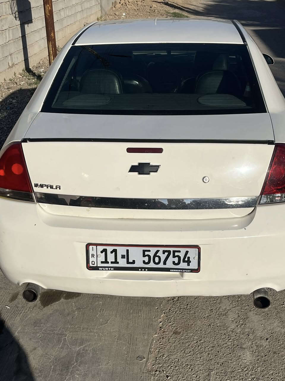 السلام عليكم
امبالا 2009 مكينه 3500 
مصبوغه عام 
رقمها بغداد 
كفاله كير ومكينه 
تدفئه وتبريد كله شغال 
السياره جاهزه مناقصها شي بلعافيه على الي تكون من صيبه 
مكانها ( ديالى المقداديه )
واتساب :***********
اتصال :***********
