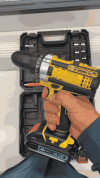 ️⚡ قوة وسهولة بكل مشروع!  مثقاب لاسلكي ببطارية 48V يدوم معك ويعطيك أدا...