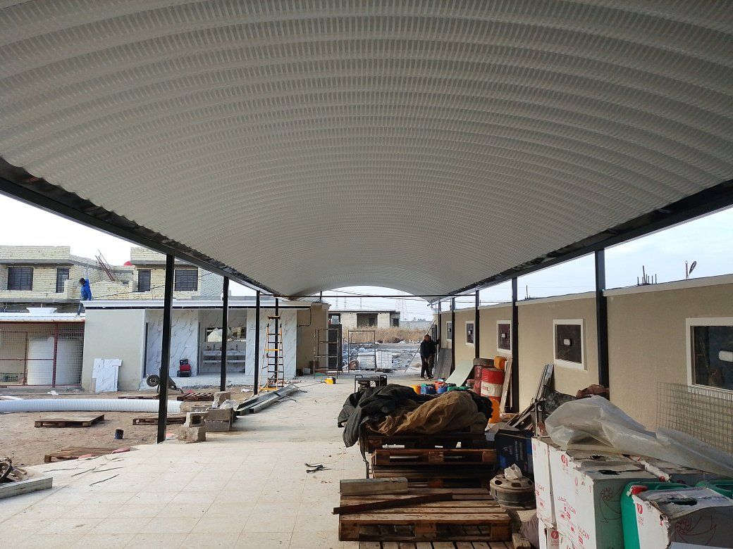 تم بعون الله عمل سقيفه في منطقه تاجي ونشكر كادر شركه قمريات اللسقائف كي سبان سعر المتر ٢٣الف ***********
