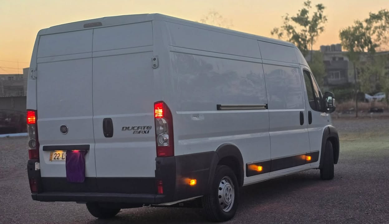 فيات كرفان كفالة عامة موديل 2015
fiat ducato maxi
محرك كاز
كير عادي 7 نمر
شاشة كامرة داش كام 
كفالة عامة 
ماشي 70 الف كيلو 
موجودة باربيل 
رقم اربيل باسمي 
***********
*********** أربيل, العراق
