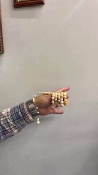 مسباح مستكة  عدد الخرز 51 الوزن 53غرام چراخة اسطوات مصرية القياس 12*12...