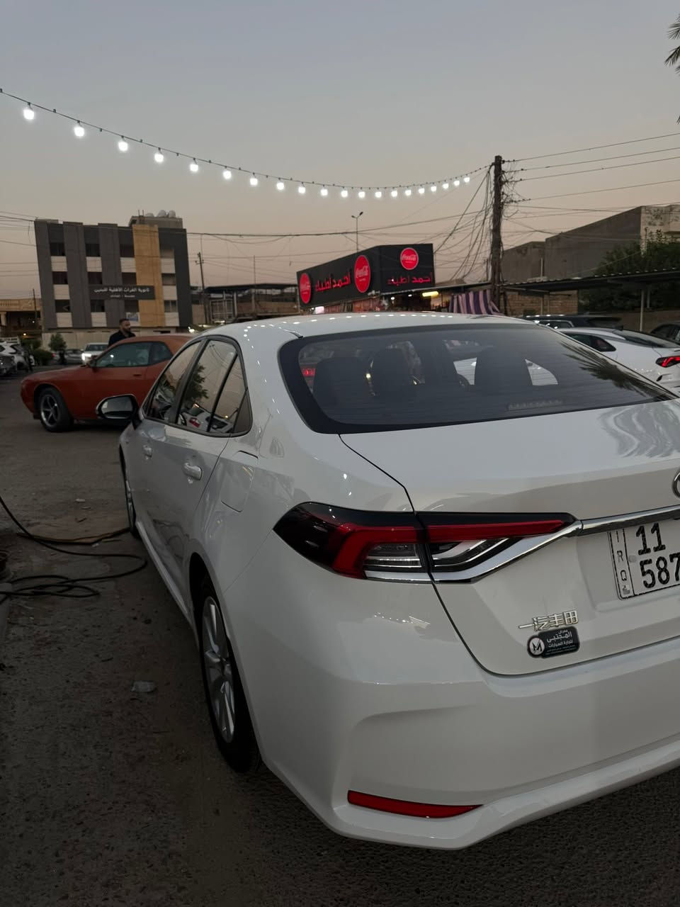 كورلا موديل ٢٠٢٥
ماشية ١٤ 
سيارة معروفة موصفاتها 
داخل اسود 
رقم بغداد بسمي


**إذا كنت صاحب هذا الإعلان وتريد حذفه لأي سبب، رجاءا أرسل رسالة إلى الدعم الفني**