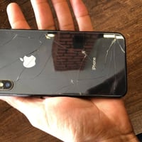 ايفون اكس ماكس ٢٥٦ • ضهر مكسور • كاميرا مكسوره