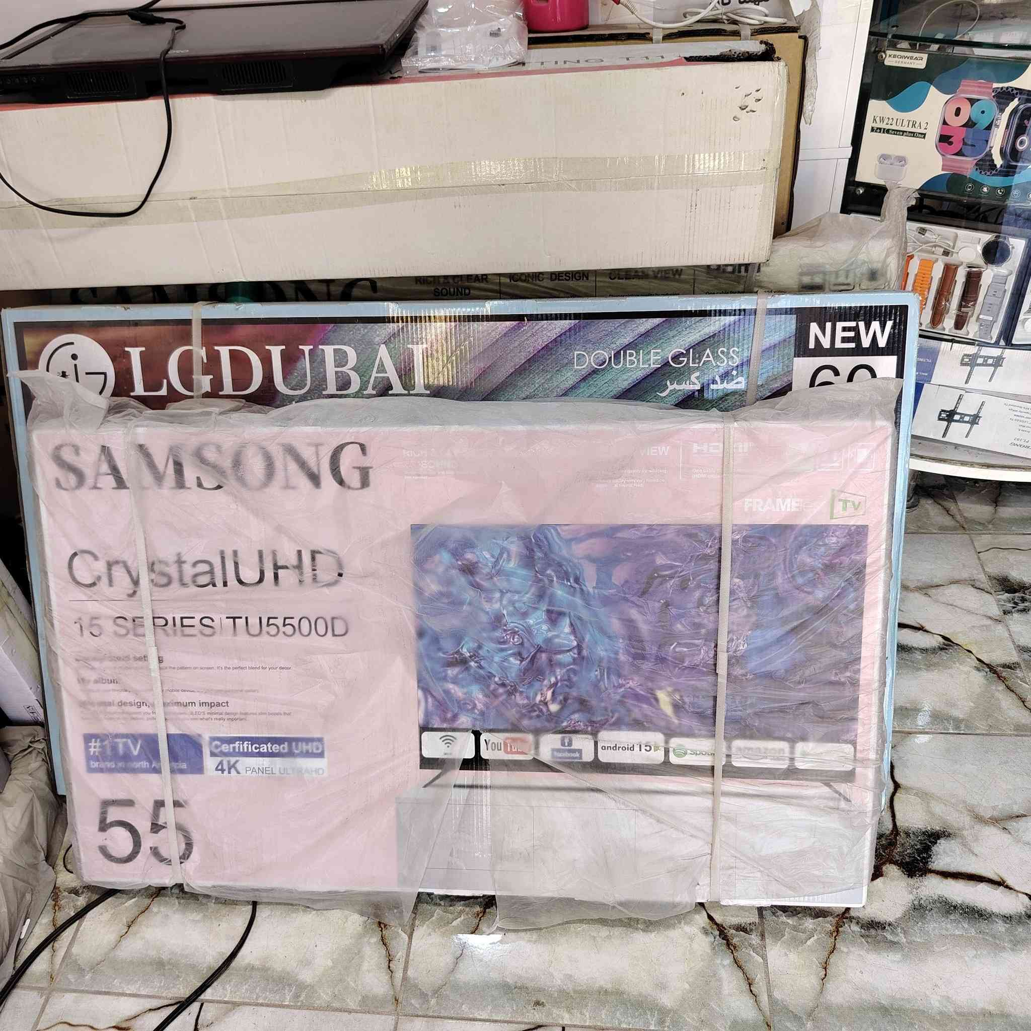 غراض جديده. للبيع
1-شاشه قياس 55 نوع(SAMSONG) نت فول سعر 300الف 
2-شاشه قياس 60 ضد كسر نت فول سعر 375
3-ثلاجه حجم كبير جدا نوع تاسات 20 قدم سعر 425 الف فقط 
4-غساله حجم وسط سعر 175 نوع الهياشي 
5-براد LG اسمه مفكول على فول ثلاجه بي و3 حنفيات وسعره 125
6-طباخ منظدي سعر 50 الف 
7-صوبه كهربائيه سعر 25 
عنوان محاويل المحاويل 
توصيل بابل 10 الف


**إذا كنت صاحب هذا الإعلان وتريد حذفه لأي سبب، رجاءا أرسل رسالة إلى الدعم الفني**