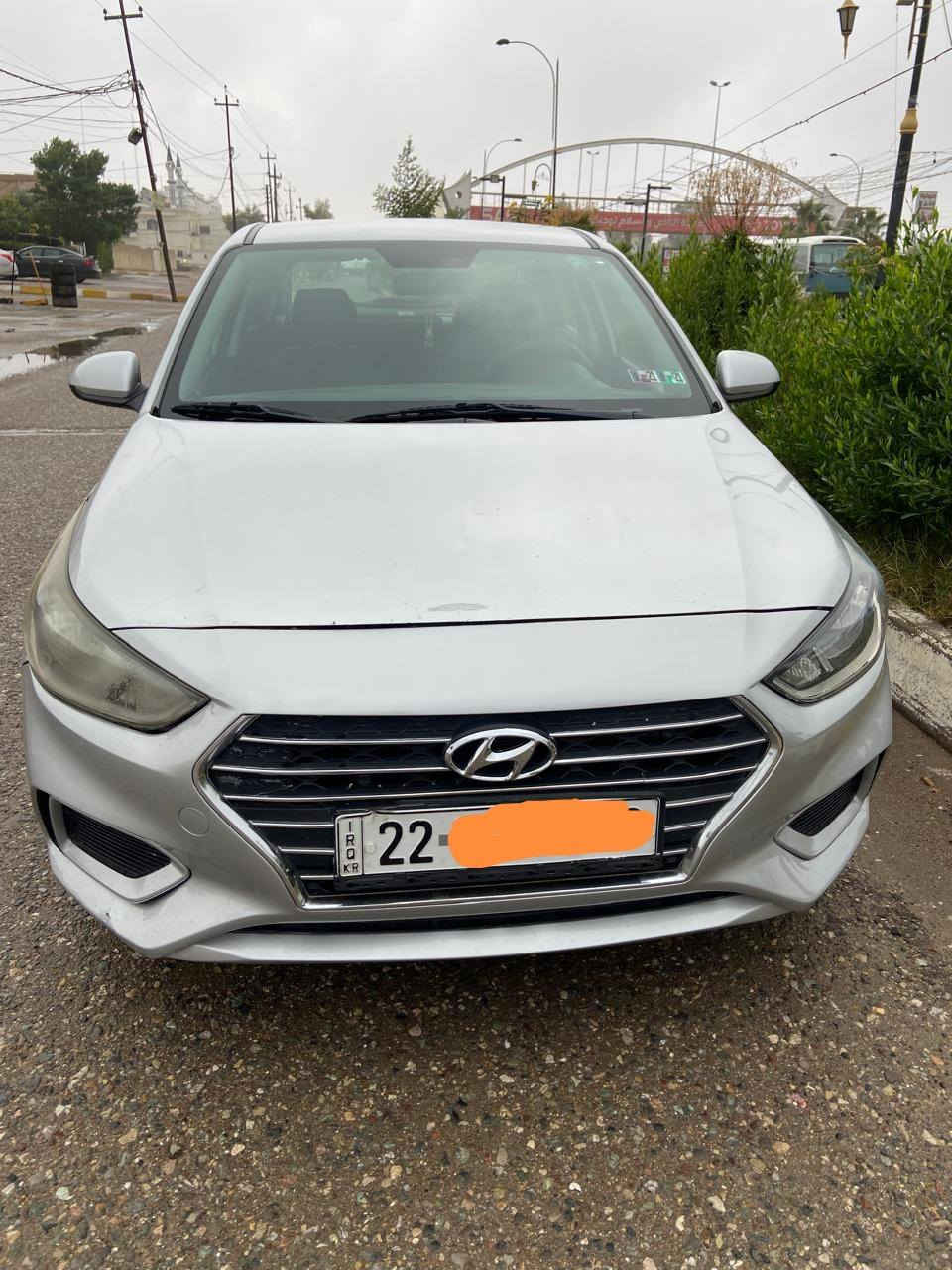 ‎اكسنت موديل ٢٠٢٠ سيارة جاهزة محرك ١٦ دوش رقم اربيل ***********‎ كركوك, العراق
