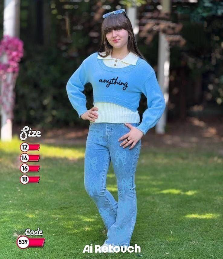 احلي طقم  بناتي خروج 😍♥♥*
 😉💣*

خامه وشكل. وسعر👌🏻👌🏻 بلااااااامنافس💪🏻
متحاااااااولش تقلدناااا😉😜

👈🏻نيجي بقا للخامه
البلوزه قطعتين
عجينه مستورد
والبنطلون جينز رباعيه
ألوان العرض

مقاس 
12/14/16/18
*التلبيس مرتااااااااااح جداا
*السعر ببلاش ببلاش ببلاش هديه
670 جنيه وبس 🧐
الثري اربع قطع شع


**إذا كنت صاحب هذا الإعلان وتريد حذفه لأي سبب، رجاءا أرسل رسالة إلى الدعم الفني**