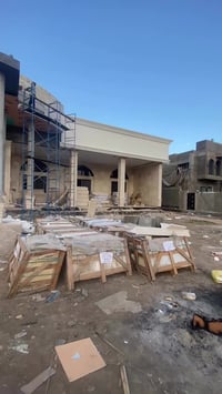 من اعمالنا كل ما هو جديد تغليف واجهات منازل وبنايات  بمادة الفلين التر...