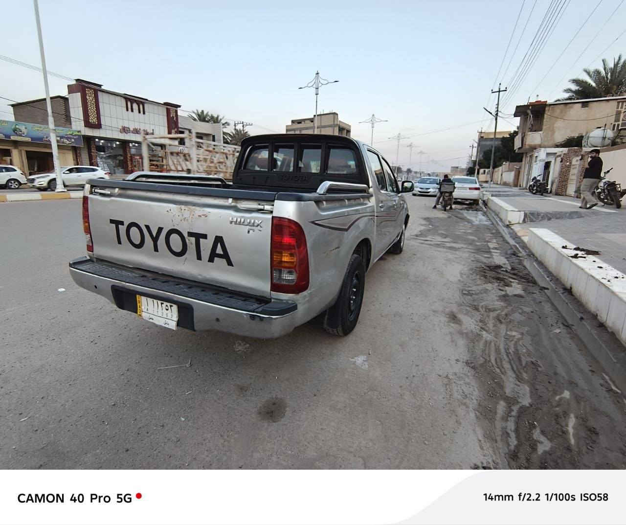 هايلوكس موديل 2007 بيها بارد ب باب البدي والجاملغ الايمن الخلفي وجراد خفيف كير محرك تبريد مكفولات رقم بابل تحويل ثاني يوم السعر 125 وبيها مجال مكان السياره صلاح الدين الدجيل ***********
