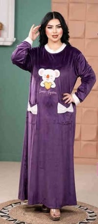 دشداشة نسائية • مخمل سوفت • مقاسات L-3XL