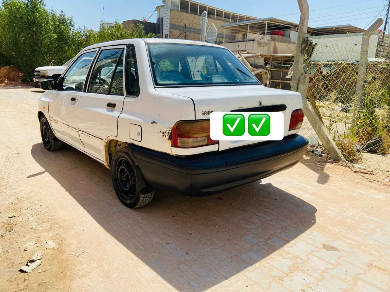 سلام عليكم سياره سايبا مديل 11نفخ السياره بيهه ضربه بل جاملغ الخلفي  مكينتهه خيط بخار قليل باب السائق بيهه بارد سنويتهه الحد 2027 مكاني نجف الاشرف رقمهه نجف السعر 24وبيهه مجال  رقم التلفون ***********
