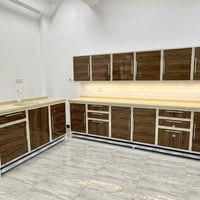 كاونتر مطبخ • قاعدة وخزائن ٣م • سنك ١.٥م