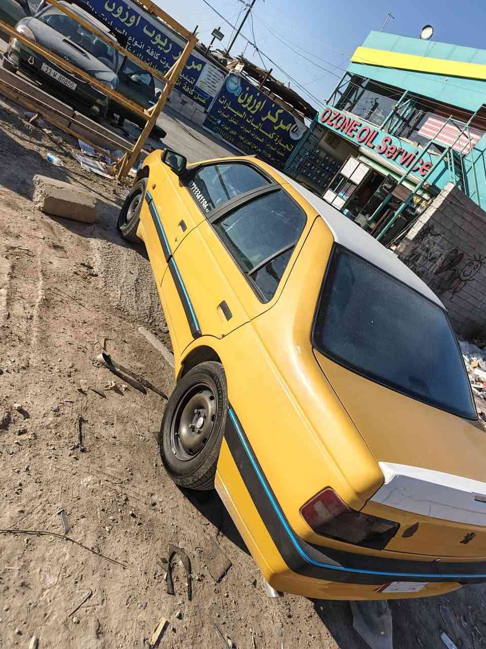 سلام عليكم بيجو لميس أكد تبريد شغال مابيه نقص قطعتين صبغ مدوشمه عام سعر 38 ستفسار ***********
