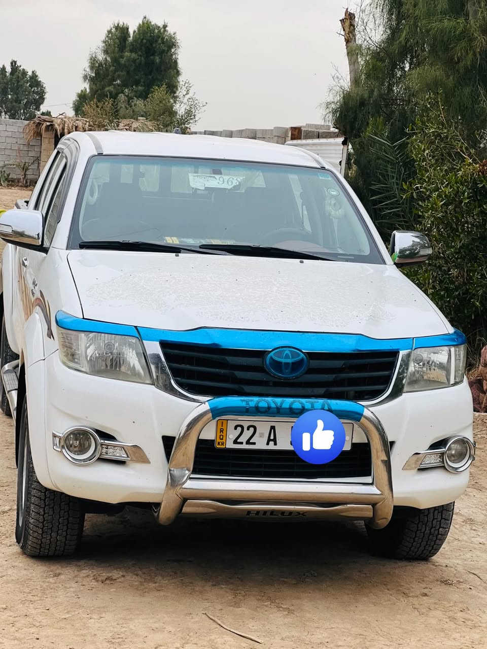 السلام عليكم 
للبيع تيوتا هايلوكس فور ويل ٢٠١٤ كير عادي السياره ع وضع الشركه  استخدام شخصي ماشيه ١٧٠ رقم اربيل سنويه ل ٢٨ السونار مرفق مع الصور مكان واسط الزبيديه السعر ٢٠٥غير متواجد ع نت ***********
