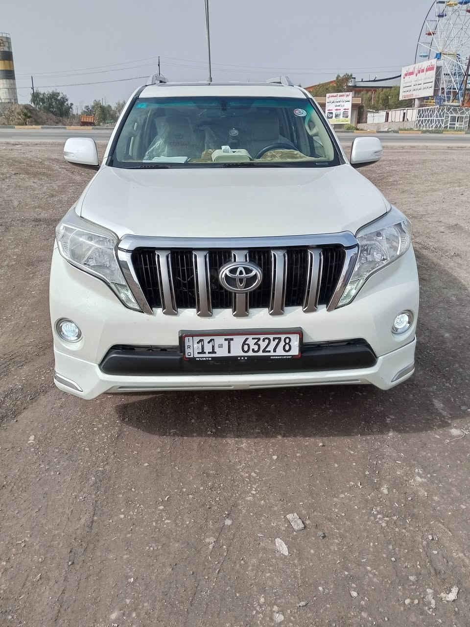 السلام عليكم من رخصه مدير الكروب تويوتا برادو ٢٠١٢ محدثه ٢٠١٧ فول مواصفات للخير واحد على واحد بغداد بسمي هزه جديده سته سلندر بيهه صبغ صفحه الصدر والبنيد بدون دواخل فقط شرط عسونار العنوان ديالى جديده الشط لاستفسار الاتصال على الرقم *********** فقط اتصال مكلف بنشر
