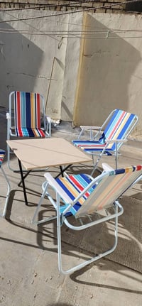 ميز مع كراسي جديد ممستخدم سعر 60 لطلب على رقم 07702522195