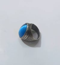 🌟 خاتم عين الهر الأزرق الفاخر 🌟 حجر سحري وجذاب معروف بجلب الحظ السعيد،...