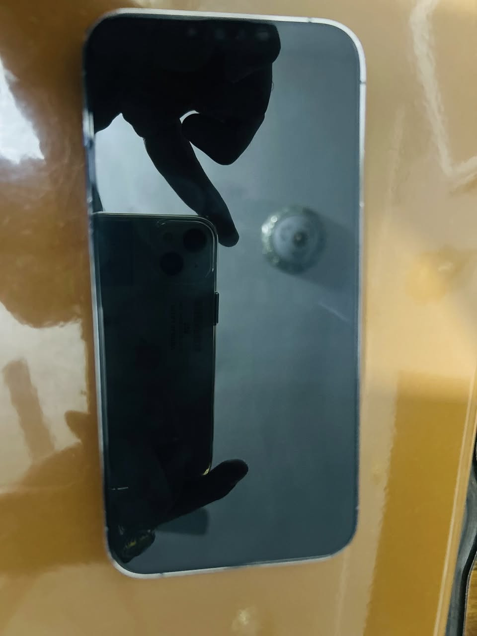 ايفون 13برو ماكس البحري جداً نظيف الجهاز وتر بروف نموذج M ذاكرة 256 بطارية 84 جهاز نظيف بمعنى الكلمة وين ما يعجبك تفحص ضمان 10 ايام 
للتواصل /***********
السعر 750
