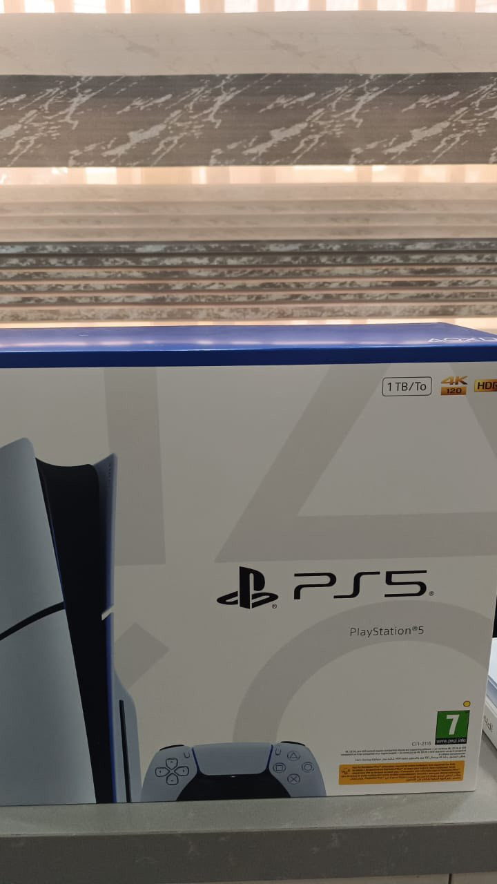 📦 الجهاز: PS5 إصدار أوروبي
💾 السعة: 1 تيرا  
🎮 يد وحدة أصلية  
✨ الحالة: جديد كليًا (غير مفتوح / وكالة)

💰 السعر: 800,000 دينار  
🔻 السعر بي مجال بسيط للجادين فقط  

📍 الموقع: بابل / الحلة  
🚚 توصيل متوفر لكل المحافظات  

📞 للتواصل: ***********  

⚡ جهاز نظيف ومضمون 100%  

❗ ملاحظة: الجهاز غير مفتوح نهائيًا
